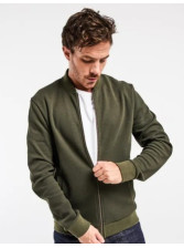 veste zippé pour homme kaki