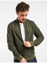 veste zippé pour homme kaki