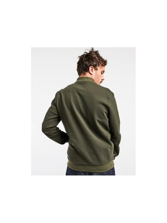 veste zippé pour homme kaki