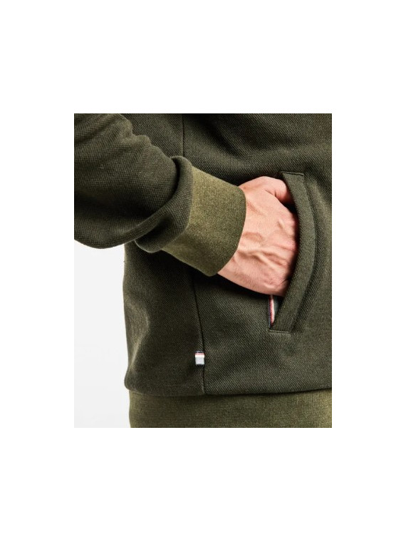 veste zippé pour homme kaki