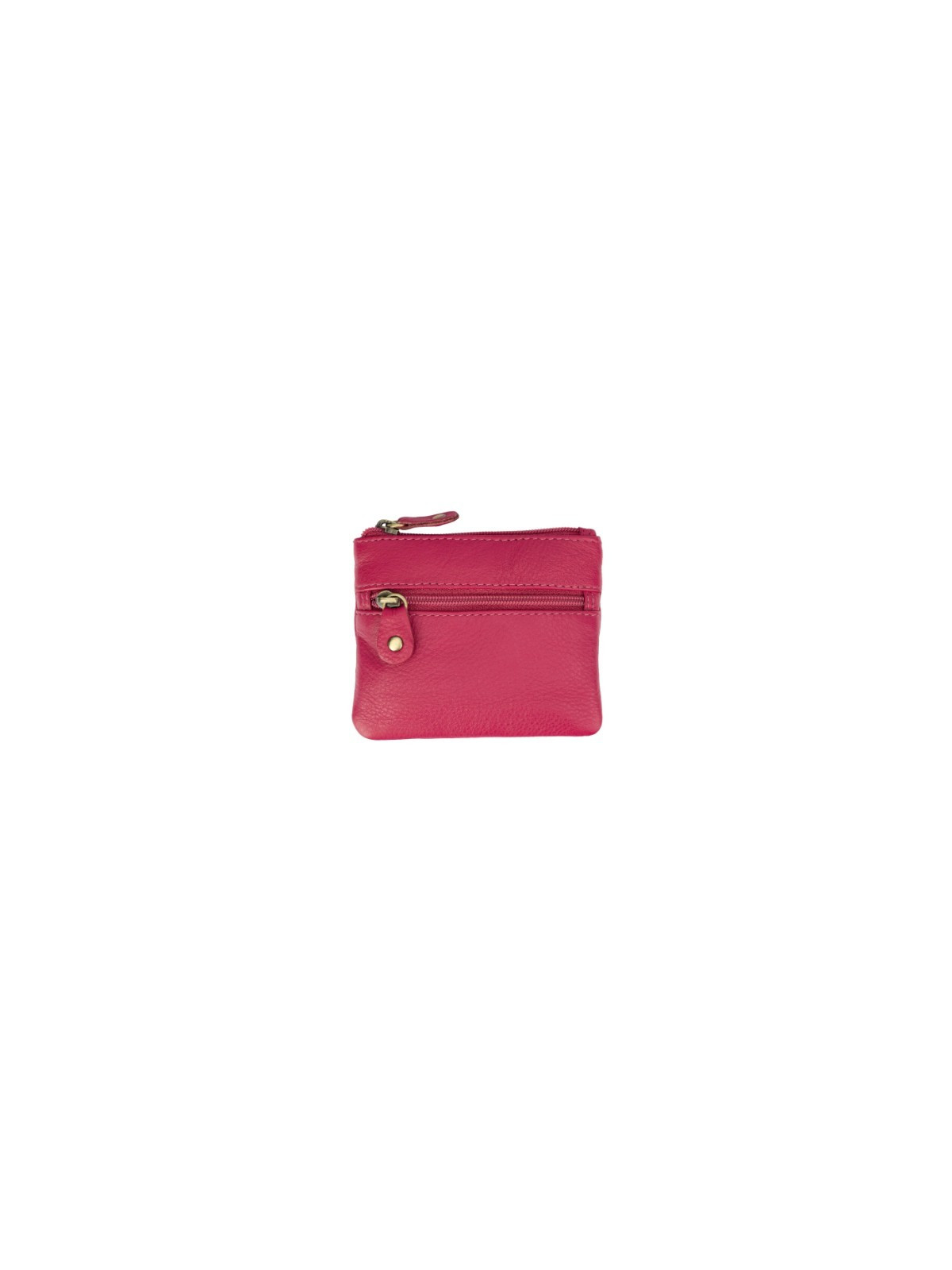 porte-monnaie en cuir rose