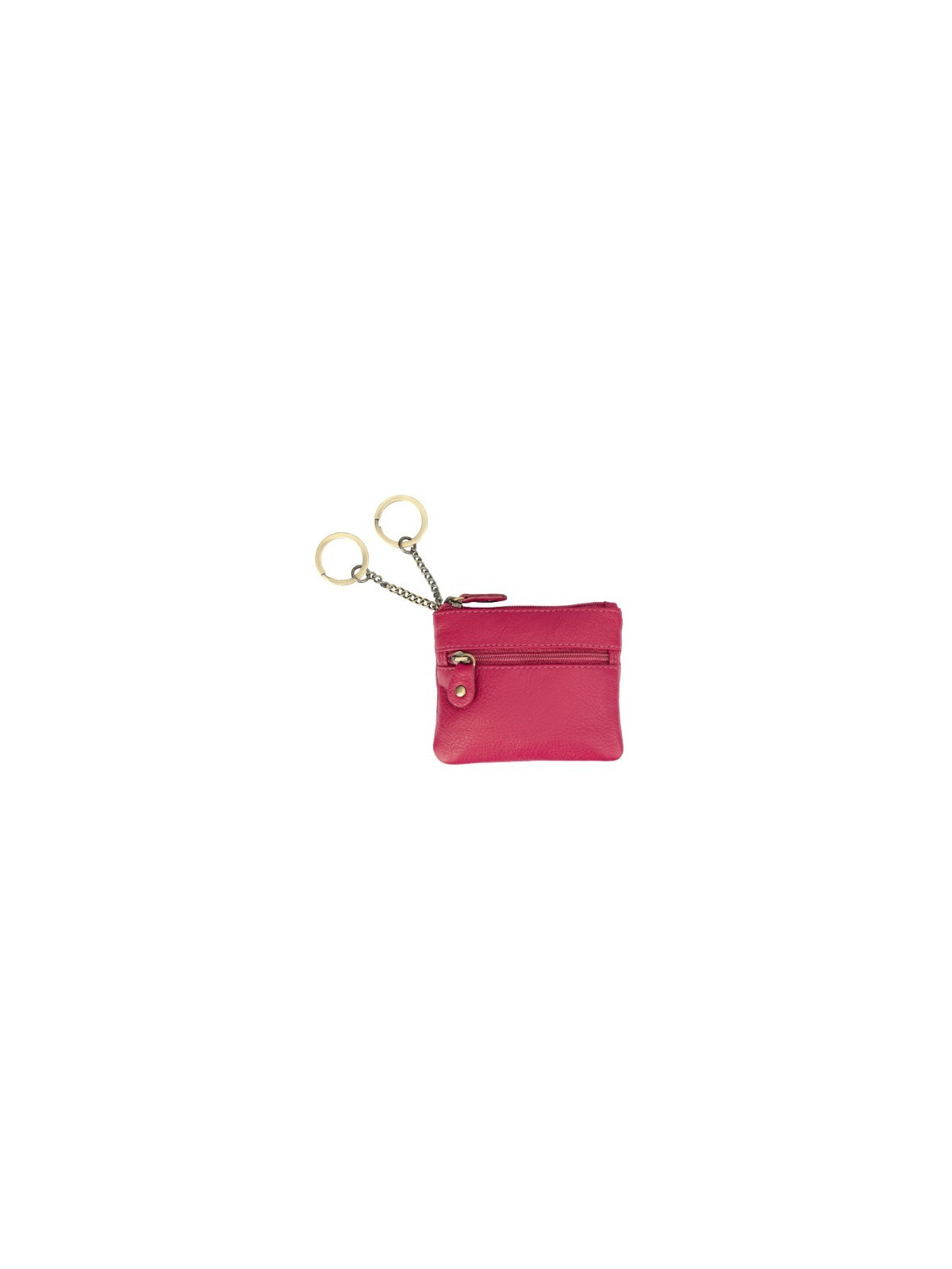 porte-monnaie en cuir rose