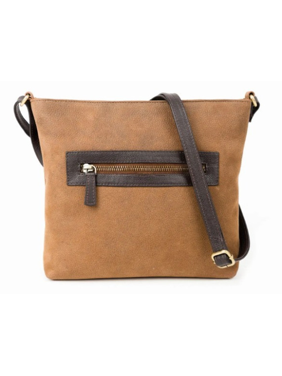 sac bandoulière en cuir marron