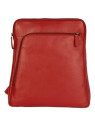 sac à dos en cuir rouge
