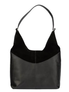 Grand Sac en Cuir Suédine Marron Commerce Equitable - El Puente