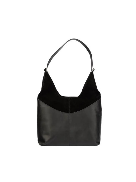 Grand Sac en Cuir Suédine Marron Commerce Equitable - El Puente