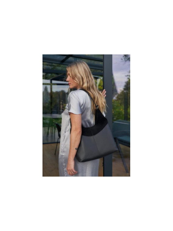 Grand Sac en Cuir Suédine Marron Commerce Equitable - El Puente