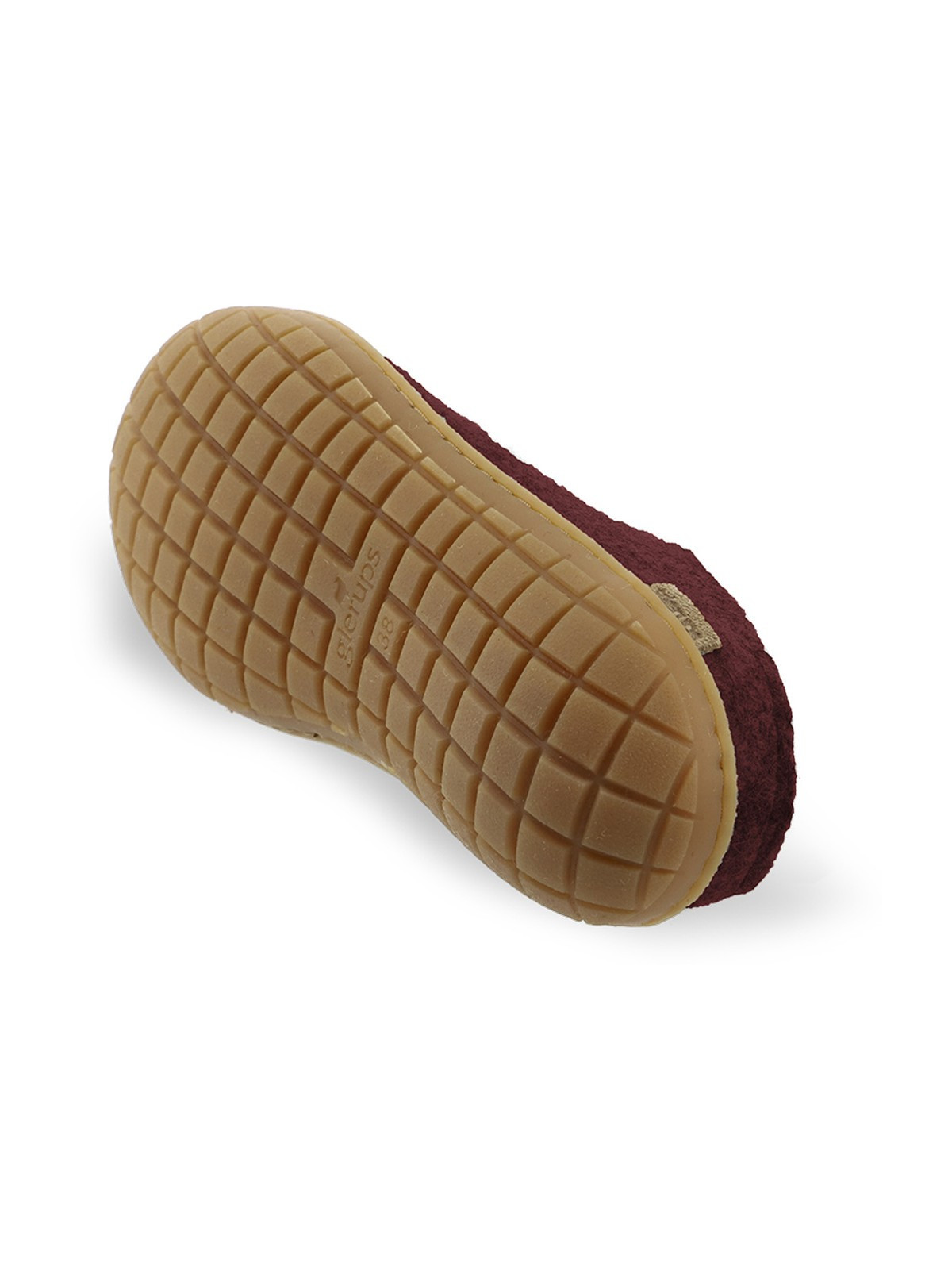 Chaussons pour Adultes en Laine Couleur Bordeaux - Glerups