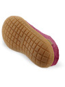 Chaussons pour Adultes en Laine Fushia Semelles Caoutchouc - Glerups
