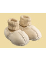 bottines bébé peau d'agneau