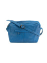 Grand Sac en Cuir de Buffle Bleu - Commerce Equitable - El Puente