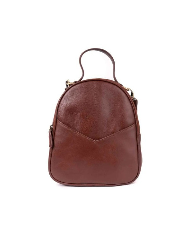 Sac à Dos en Cuir de Buffle Brun- Commerce Equitable - El Puente