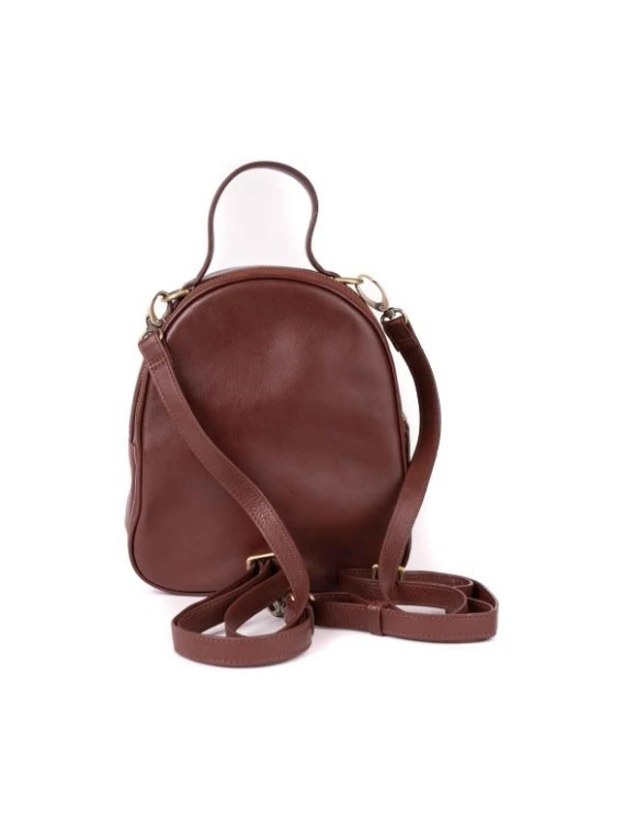 Sac à Dos en Cuir de Buffle Brun- Commerce Equitable - El Puente