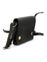 mini pochette forma cartable noire