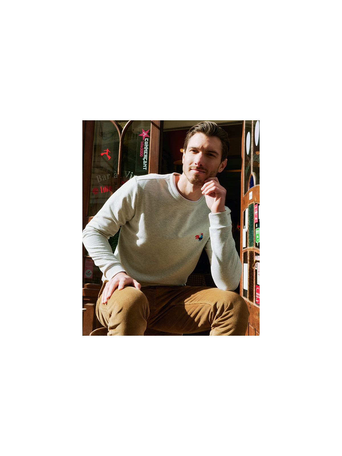 Sweat Homme en Coton Bio Fabriqué en France La Gentle Factory