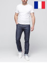 Jeans homme ajusté super denim flex indigo