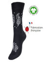 Chaussettes Françaises "Ombres et Lumières" en coton bio - Coccinelle...