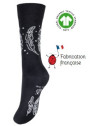 Chaussettes Françaises "Ombres et Lumières" en coton bio - Coccinelle...