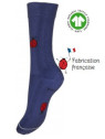 Chaussettes Françaises "Coccibio" en Coton Bio - Coccinelle...