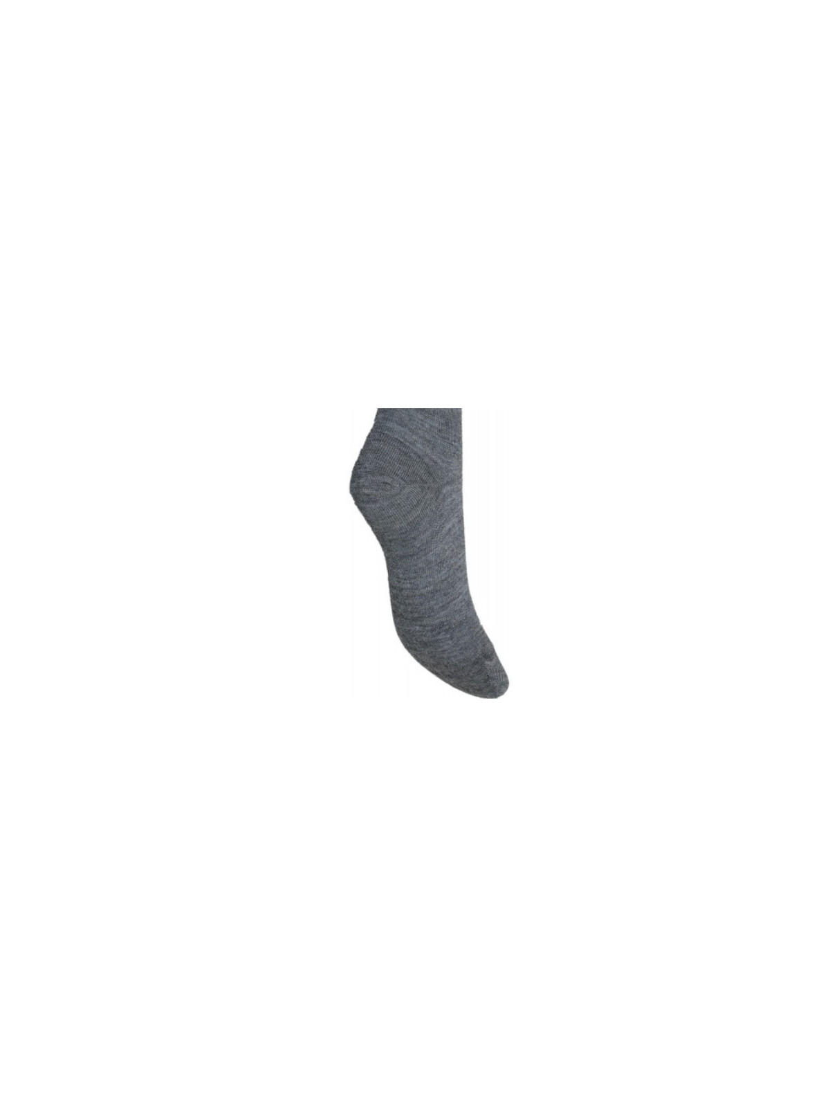 chaussettes hautes en laine grise