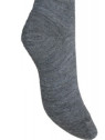 chaussettes hautes en laine grise
