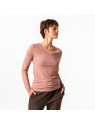 Tee-shirt Manches Longues Pour Femme en 100% Coton Bio - Livingcrafts
