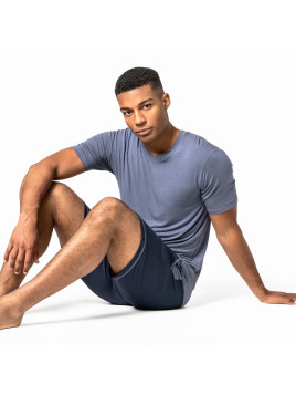 Pyjama Short et Tee-shirt pour Homme en Modal - Livingcrafts