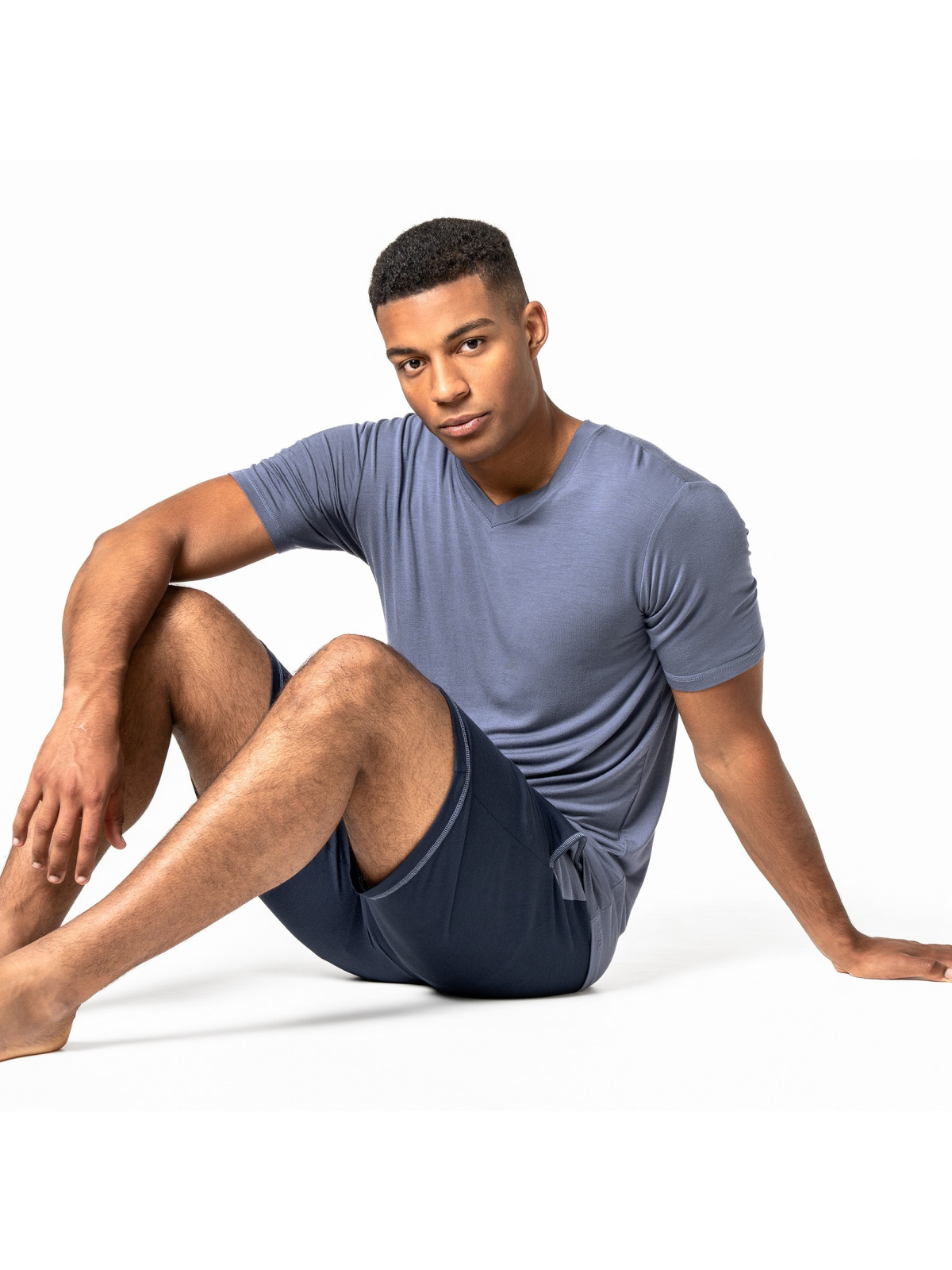 Pyjama Short et Tee-shirt pour Homme en Modal - Livingcrafts