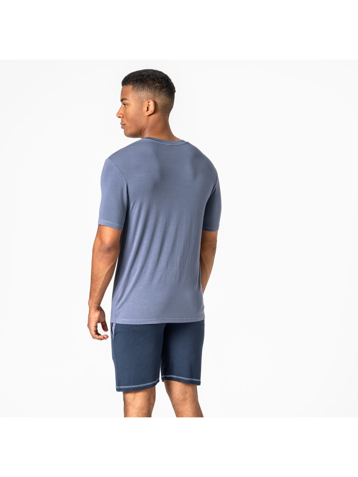 Pyjama Short et Tee-shirt pour Homme en Modal - Livingcrafts