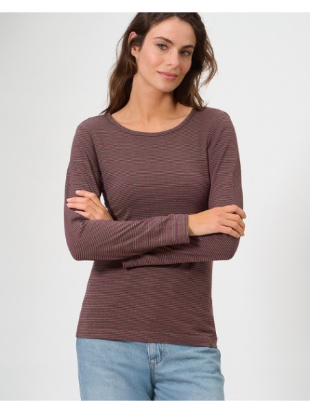 Tee-Shirt Manches Longues pour Femme Chanvre et Coton Bio Hempage