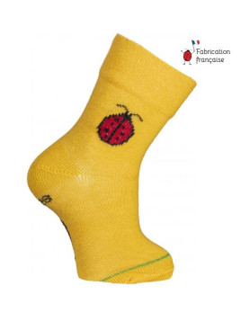 Chaussettes Françaises "Influence Nordique" en coton bio Coccinelle...
