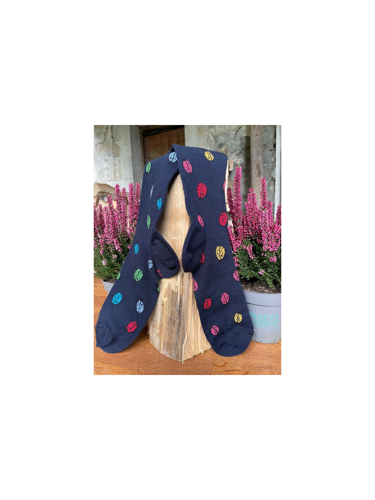 Chaussettes Françaises "Influence Nordique" en coton bio Coccinelle...