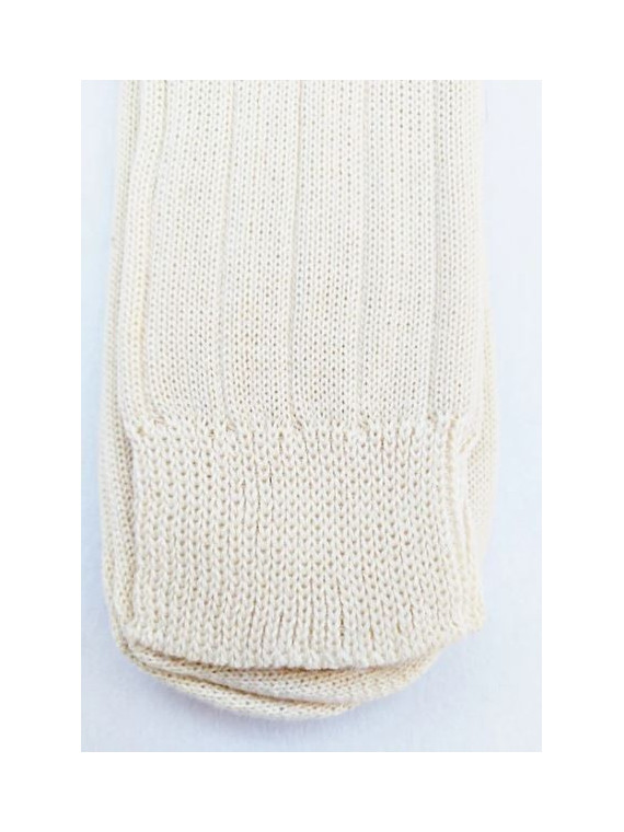 Chaussettes adultes en 100% Coton Bio couleur nature - Lana Bambini