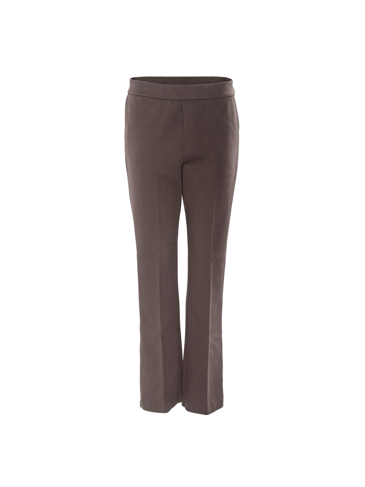 Pantalon Maille Piquée pour Femme Café en Coton Bio Gris - Livingcrafts