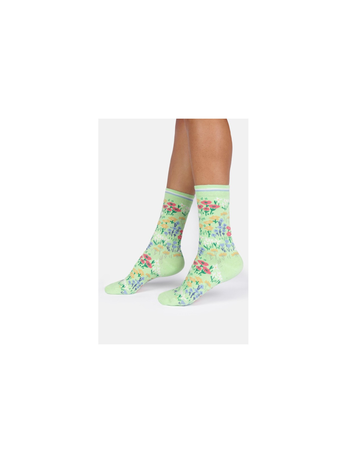 Coffret "Fleurs" chaussettes en coton bio 37-41