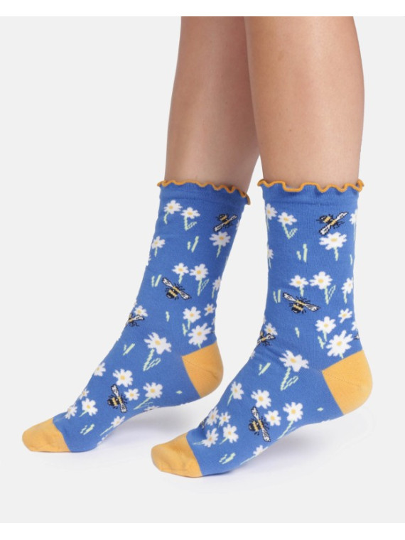 Lot de 3 paires de chaussettes "Le Printemps" en coton bio 37-41