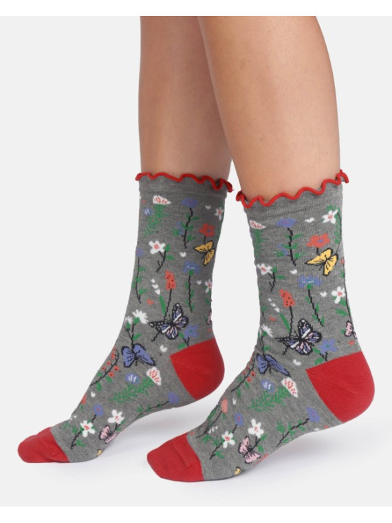 Lot de 3 paires de chaussettes "Le Printemps" en coton bio 37-41