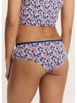 Slip Panty pour Femme en Coton Bio Imprimé Galets - Tranquillo