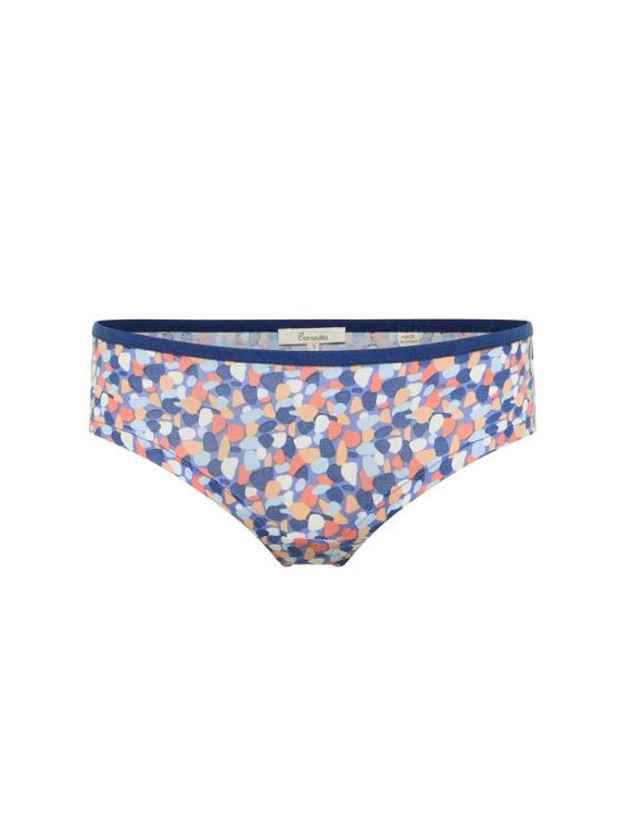 Slip Panty pour Femme en Coton Bio Imprimé Galets - Tranquillo