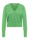 Cardigan pour Femme en 100% Coton Bio Vert Menthe - Tranquillo