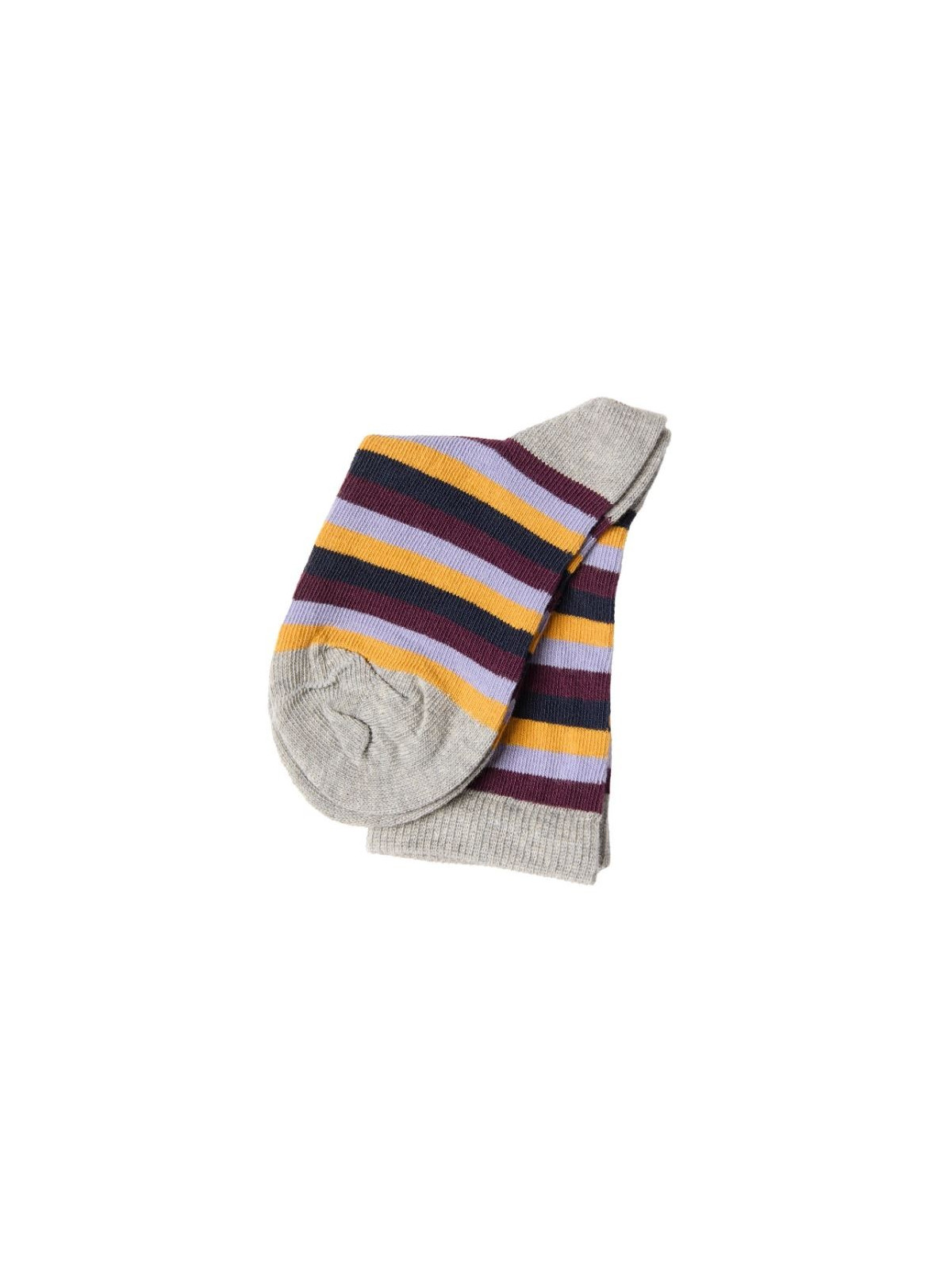 Chaussettes pour Enfants en Coton Bio Motifs Rayures - Albéro Natur