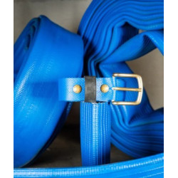 ceinture lance à incendie bleue