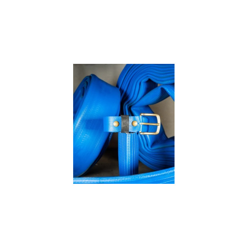 ceinture lance à incendie bleue