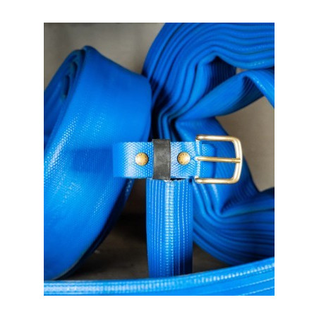 ceinture lance à incendie bleue