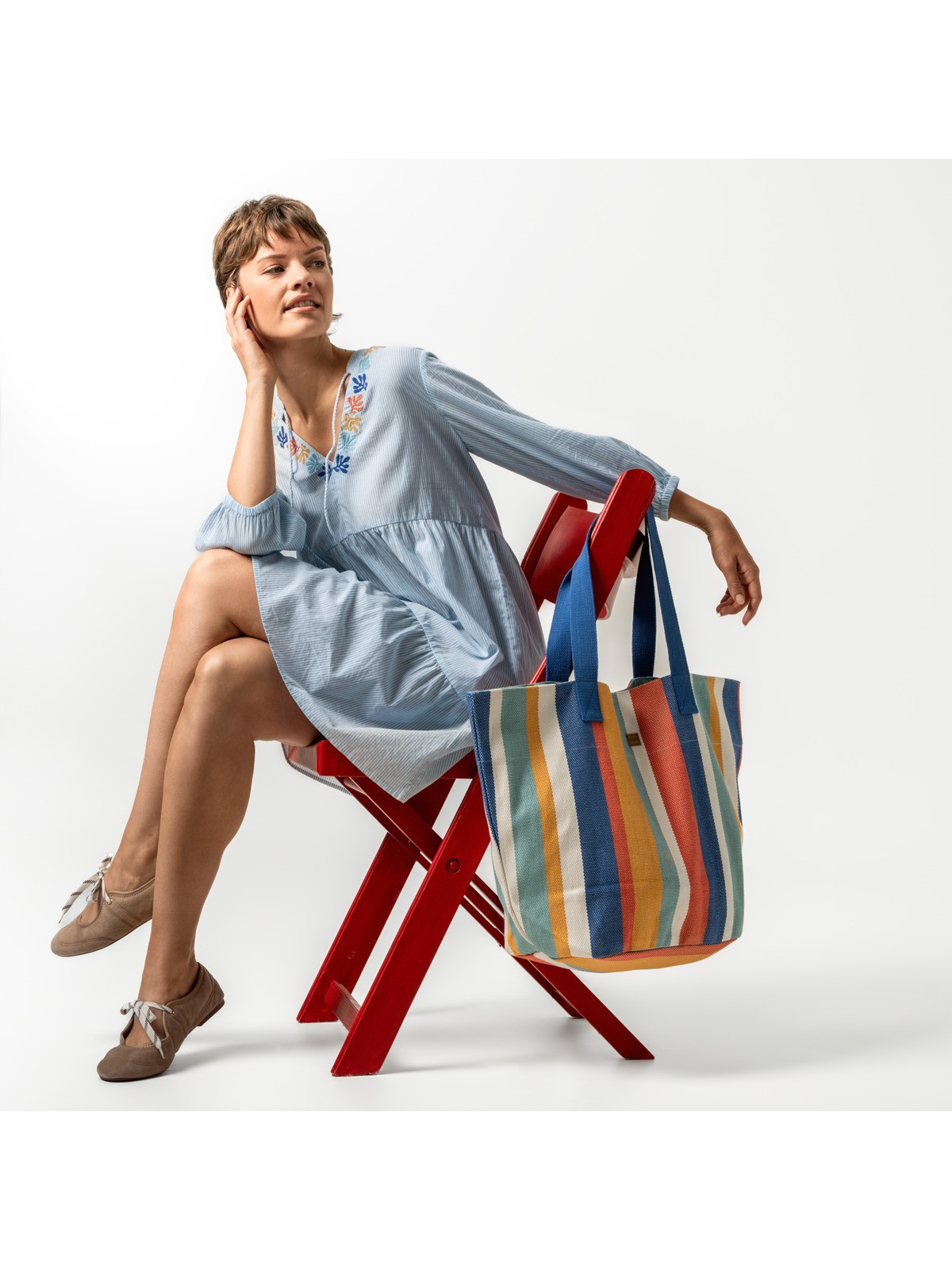 Grand Sac Cabas en 100% Coton Bio - Livingcrafts