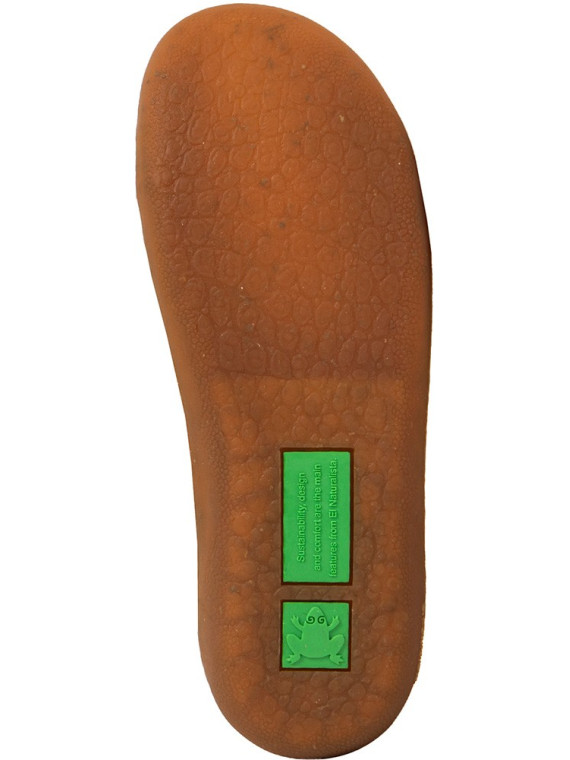 Chaussures à Lacets Couleur Crème et Rouge, Modèle Pawikan de El Naturalista