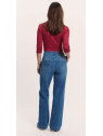 Jean Large pour Femme en Coton Bio Très Soiuple - Tranquillo