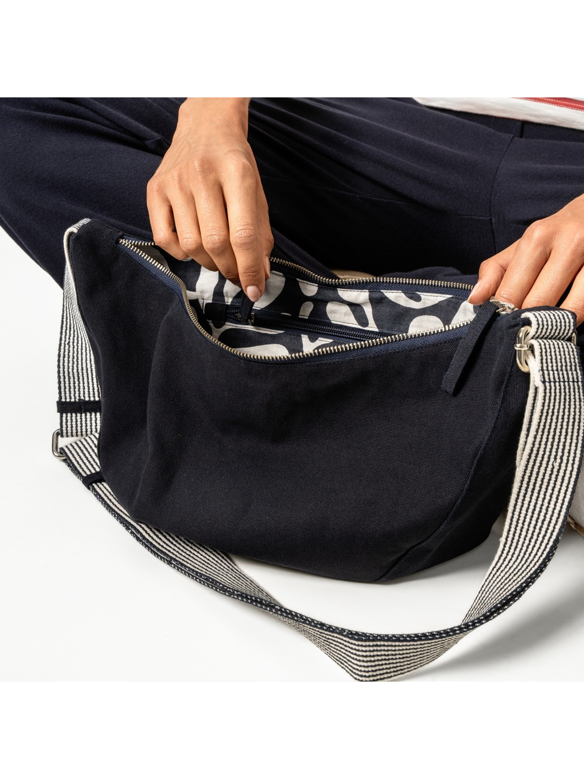 Sac Bandoulière Ultra-pratique en 100% Coton Bio - Livingcrafts