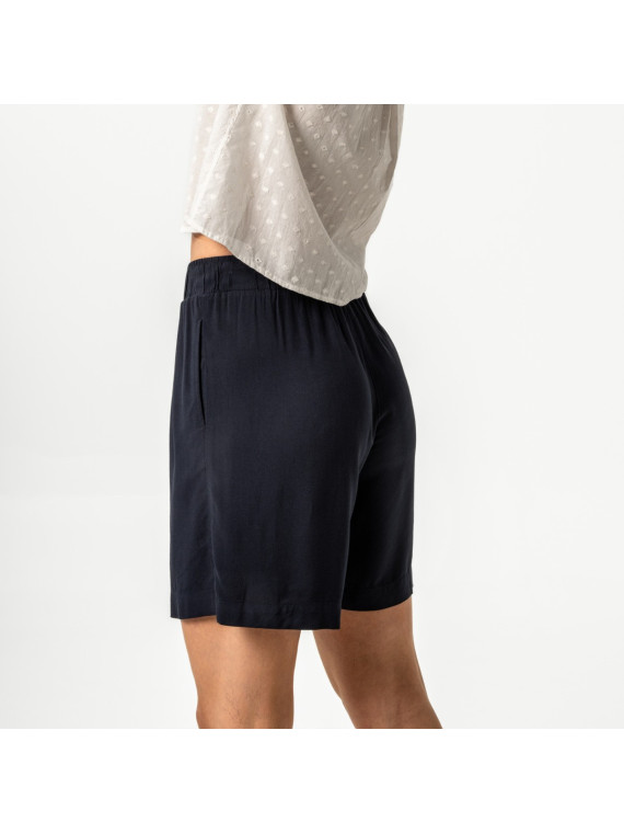 Short long pour Femme en Couleur Encre 100% Ecovéro - Livingcrafts