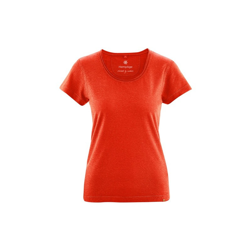 Tee-Shirt Manches Courtes pour Femme en Chanvre et Coton Bio Hempage